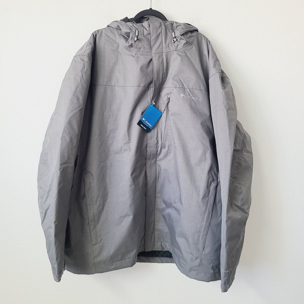 Columbia Whirlbird Iv Interchange Jacket Wt1155-278 Size 4xt Gray